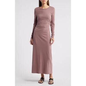 Xirena Wiley Stretch Jersey Dress 2026 Style in Dark Rose, $180 NWT, XS #2244